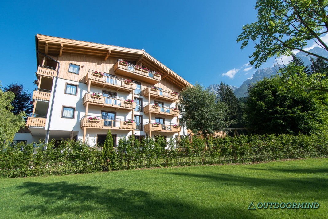 Aussenansicht Bio- und Bikehotel Rupertus in Leogang