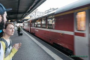 Einfahrt Bernina Express in Chur