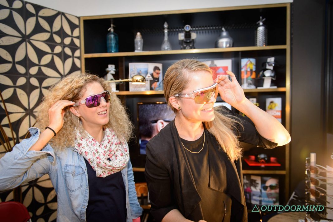 Jolanda Neff und Roxy Lemmert beim adidas Sport eyewear Medienanlass