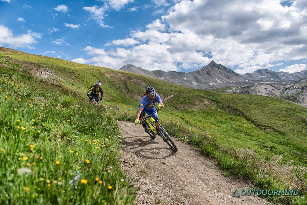 Hans Rey auf den Trails in Val Federia (c) Outdoormind